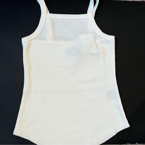 WSLY BANDIER Bleecker Ribbed straight neck Camo small Bone - Picture 2 of 7